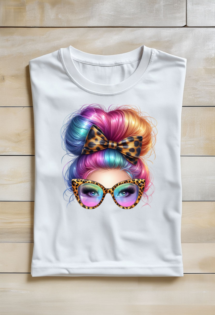 Messy Bun Mom Life Tee