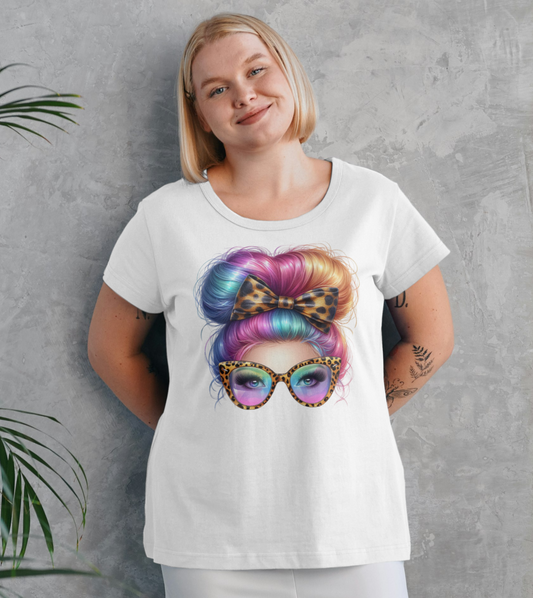 Messy Bun Mom Life Tee